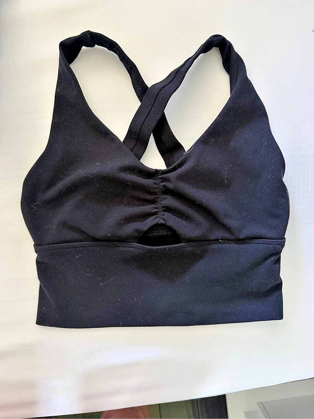 Lorna Jane Women's Black Strappy Sports Bra